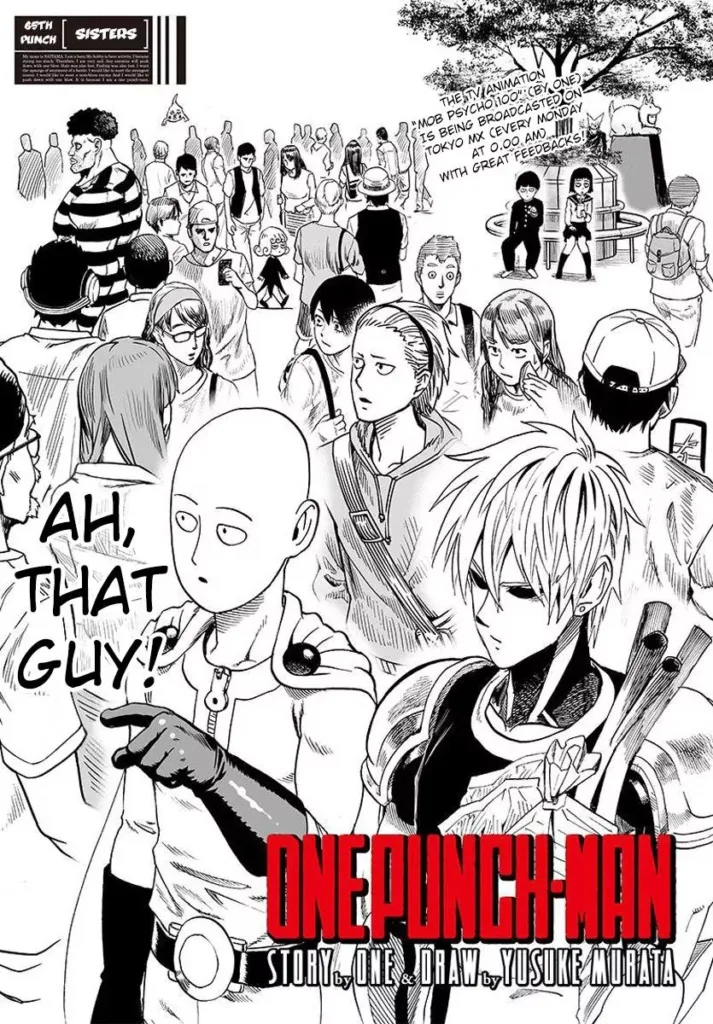 One Punch Man Chapter 65 | Read Full Online Manga 1 one punch man ch65 page01